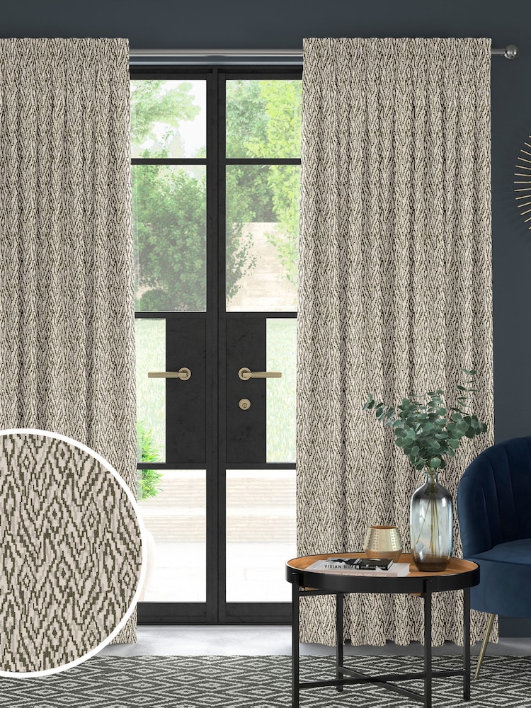 Spruce Green Paras Made to Measure Curtains - Image 1 of 9