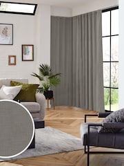 Smoke Grey Nikki Made to Measure Curtains - Image 1 of 10