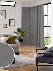 Silver Grey Nikki Made to Measure Curtains - Image 1 of 10