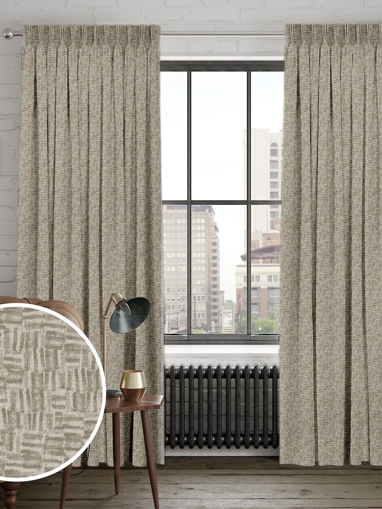 Green Limestone Venire Made to Measure Curtains - Image 1 of 9
