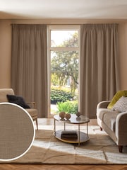 Otter Natural Nikki Made to Measure Curtains - Image 1 of 10