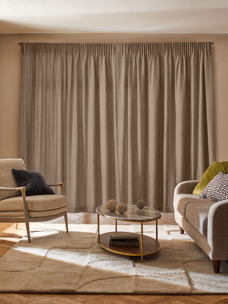 Otter Natural Nikki Made to Measure Curtains - Image 2 of 10