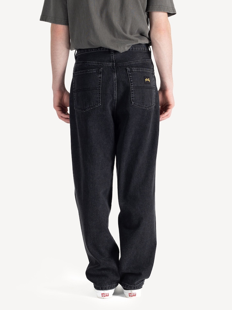 Stan Ray Black Tapered Fit Washed Taper 5 Loose Jeans - Image 2 of 3 Stan Ray Black Tapered Fit Washed Taper 5 Loose Jeans - Image 2 of 3