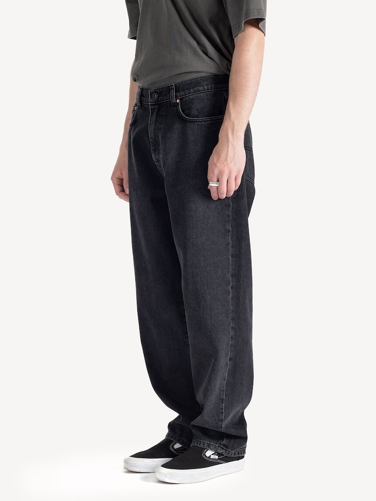 Stan Ray Black Tapered Fit Washed Taper 5 Loose Jeans - Image 3 of 3 Stan Ray Black Tapered Fit Washed Taper 5 Loose Jeans - Image 3 of 3