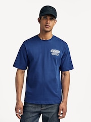 Stan Ray Blue Long Haul Graphic T-Shirt - Image 2 of 9