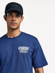 Stan Ray Blue Long Haul Graphic T-Shirt - Image 5 of 9
