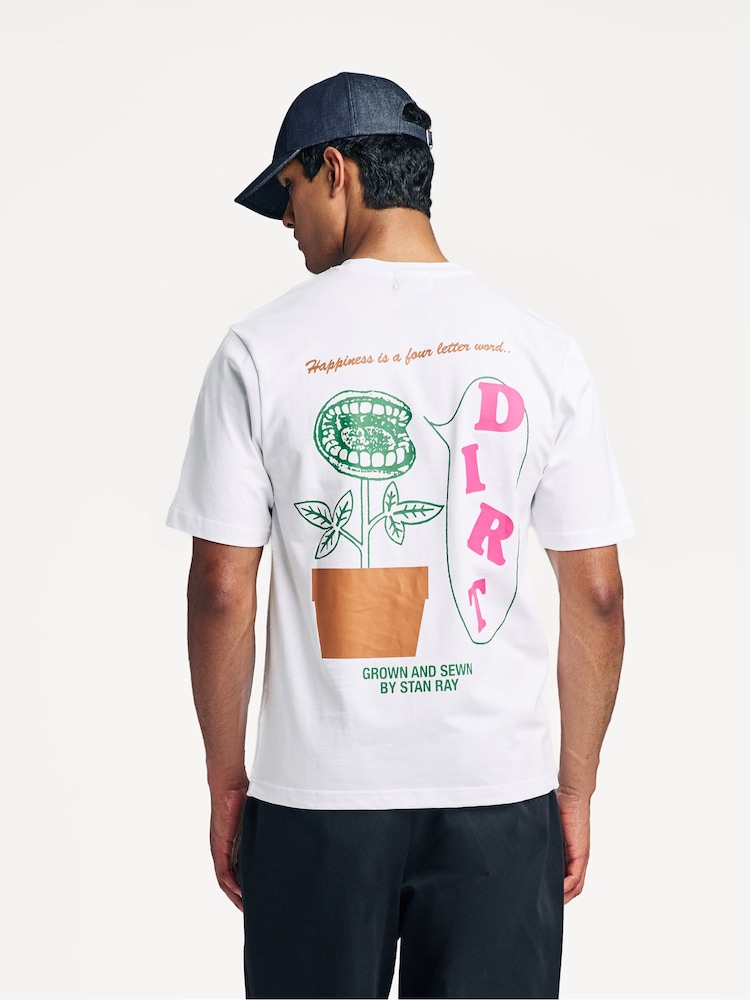 Stan Ray White Dirt Graphic T-Shirt - Image 1 of 8 Stan Ray White Dirt Graphic T-Shirt - Image 1 of 8