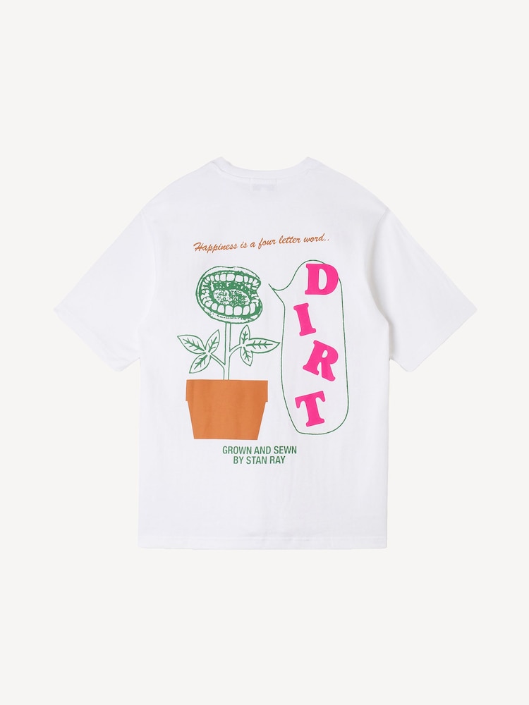 Stan Ray White Dirt Graphic T-Shirt - Image 8 of 8
