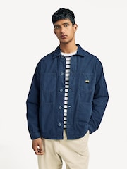Stan Ray Blue Coverall Button Chore Jacket - Image 1 of 7
