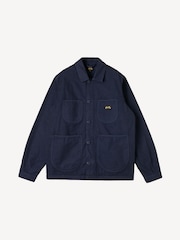 Stan Ray Blue Coverall Button Chore Jacket - Image 6 of 7