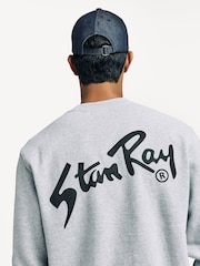 Stan Ray Grey OG Logo Crewneck Sweatshirt - Image 6 of 11