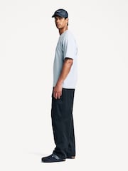 Stan Ray Blue OG Logo Cotton T-Shirt - Image 4 of 8