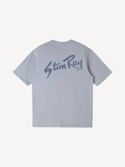 Stan Ray Blue OG Logo Cotton T-Shirt - Image 7 of 8