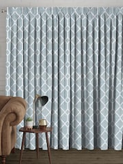 Seafoam Grey Earle Made to Measure Curtains - Image 2 of 10
