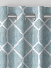 Seafoam Grey Earle Made to Measure Curtains - Image 8 of 10