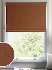 Rust Orange Nikki Made to Measure Roman Blind - Image 1 of 6