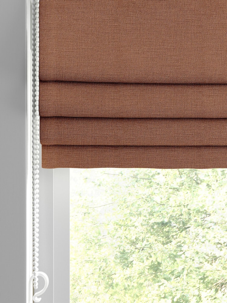 Rust Orange Nikki Made to Measure Roman Blind - Image 2 of 6