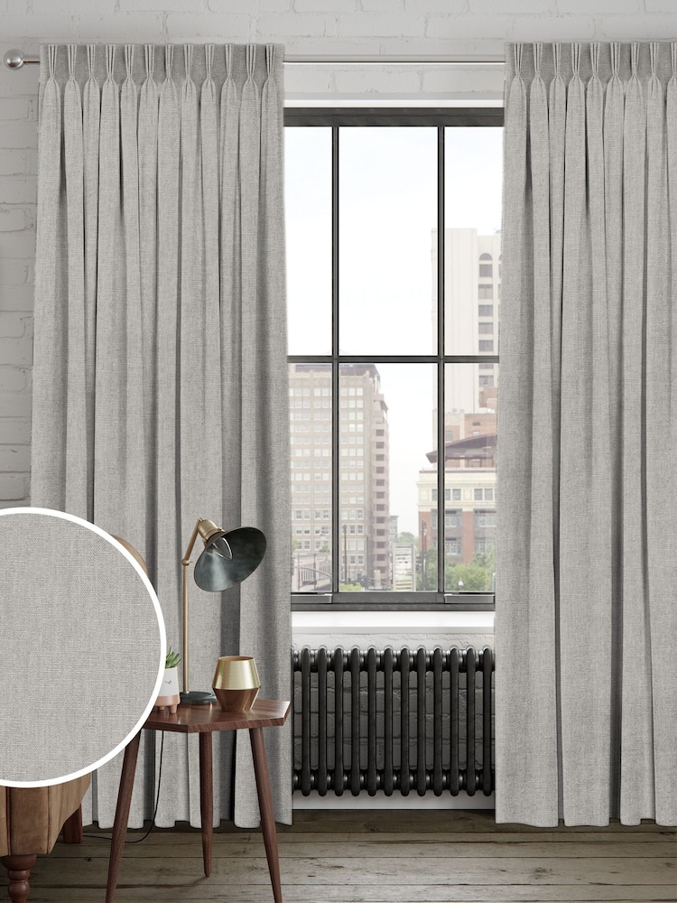 Silver Grey Tela Made to Measure Curtains - Image 1 of 10