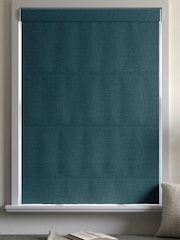 Peacock Blue Nikki Made to Measure Roman Blind - Image 5 of 6