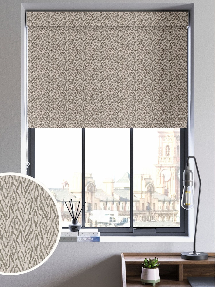 Green Limestone Paras Made to Measure Roman Blind - Image 1 of 6
