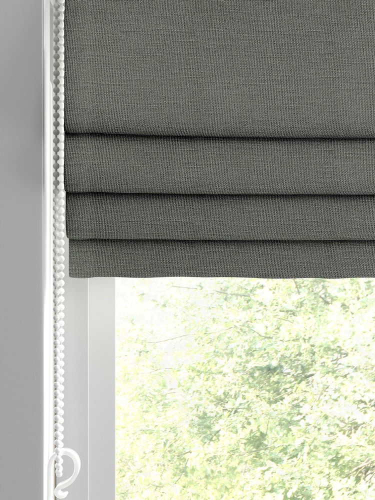 Slate Grey Nikki Made to Measure Roman Blind - Image 2 of 6