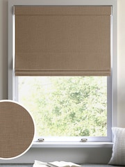 Otter Natural Nikki Made to Measure Roman Blind - Image 1 of 6