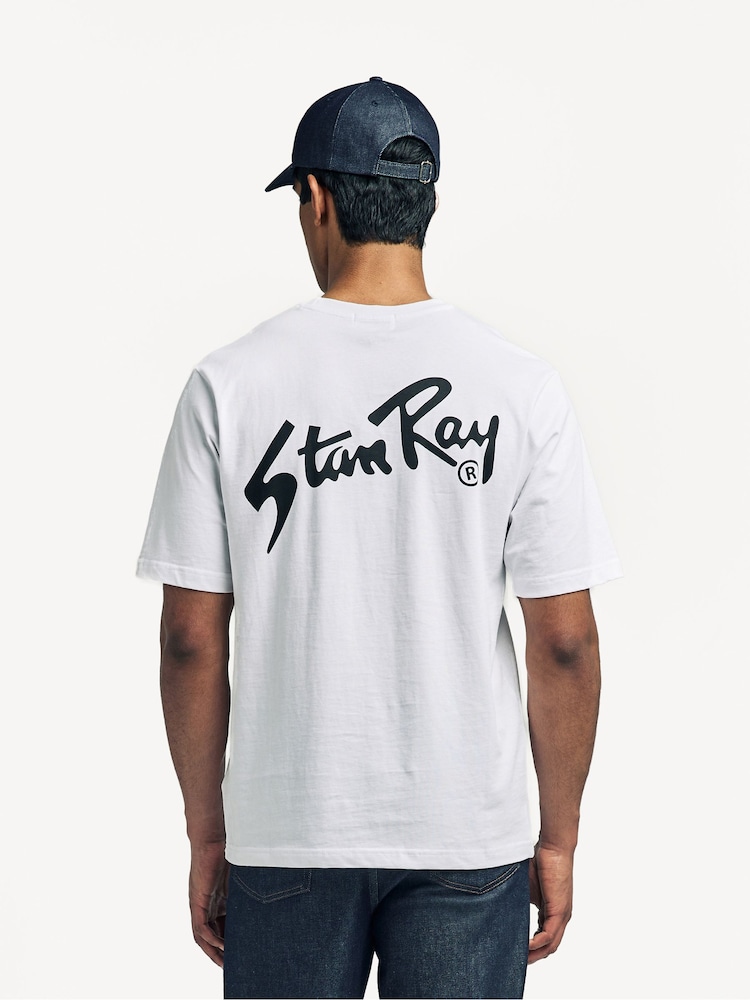 Stan Ray Natural OG Logo Cotton T-Shirt - Image 1 of 9