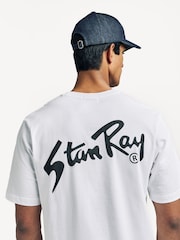 Stan Ray Natural OG Logo Cotton T-Shirt - Image 5 of 9