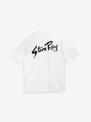 Stan Ray Natural OG Logo Cotton T-Shirt - Image 8 of 9