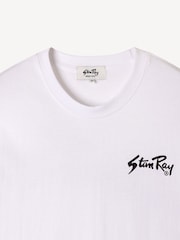 Stan Ray Natural OG Logo Cotton T-Shirt - Image 9 of 9
