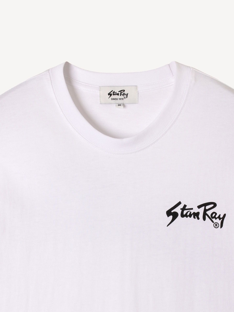 Stan Ray Natural OG Logo Cotton T-Shirt - Image 9 of 9