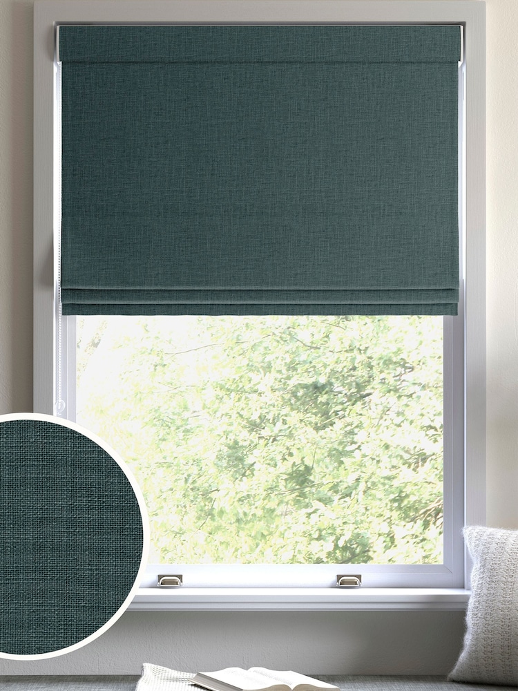 Emerald Green Nikki Made to Measure Roman Blind - Image 1 of 6