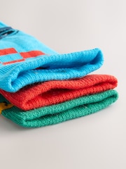 Red/Blue Lilo and Stitch License Cotton Rich Socks 3 Pack - Image 3 of 3