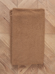 BHS Brown Teddy Fleece Throw - Image 3 of 4