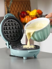 Giles & Posner Blue Mini Waffle Maker - Image 1 of 3