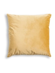 BHS Ochre Velour Cushion - Image 3 of 3