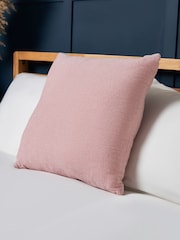 BHS Blush Chenille Cushion - Image 1 of 4