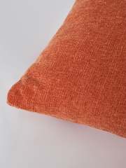 BHS Teracotta Chenille Cushion - Image 2 of 4