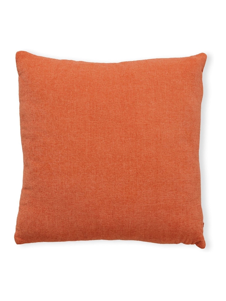 BHS Teracotta Chenille Cushion - Image 4 of 4