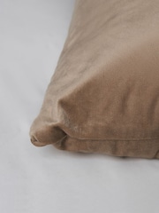 BHS Natural Velour Cushion - Image 3 of 4