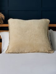 BHS Natural Camille Acid Wash Cushion - Image 1 of 4