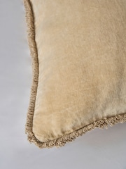 BHS Natural Camille Acid Wash Cushion - Image 2 of 4