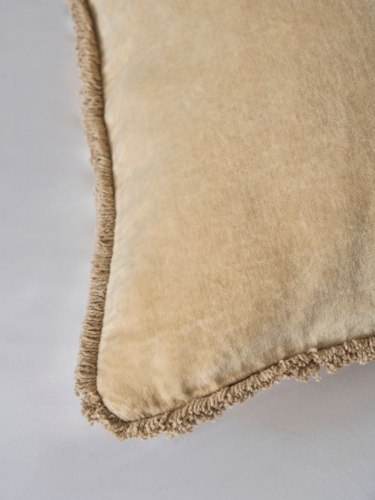 BHS Natural Camille Acid Wash Cushion - Image 2 of 4