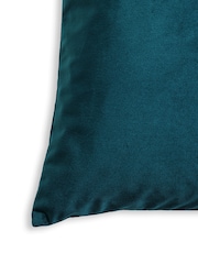 BHS Teal Velour Cushion - Image 4 of 4
