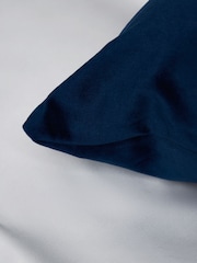 BHS Navy Velour Cushion - Image 2 of 4