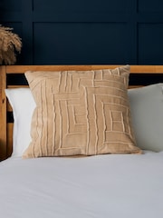 BHS Cream Genevieve 100% Cotton Cushion - Image 3 of 4