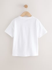 White Beaded T-Shirt (3-16yrs) - Image 6 of 8
