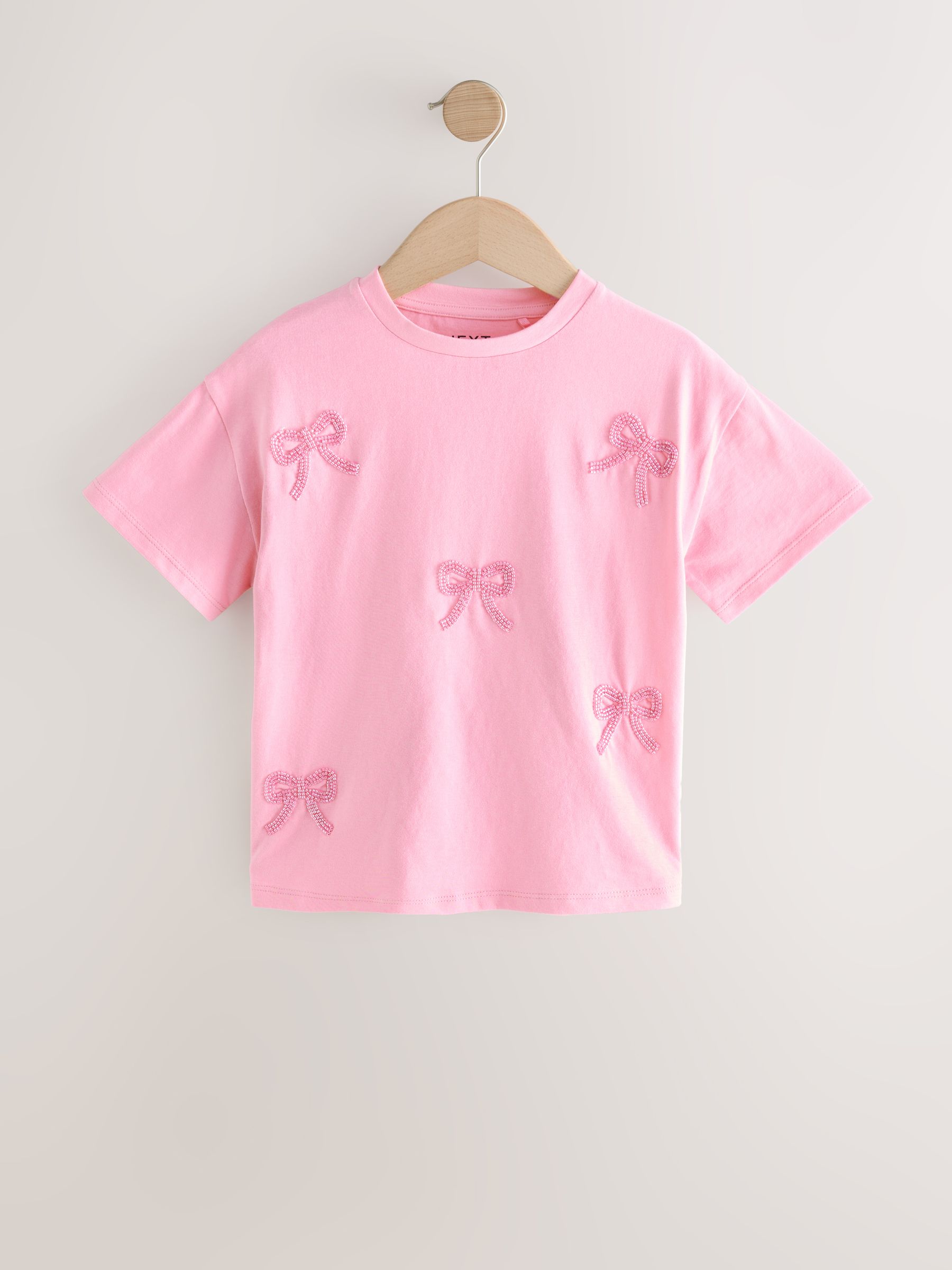 andmary Petit tee ピンク Unisex CVC T-Shirt - Heather Light Pink | 6210 | NLA