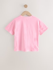 Light Pink Beaded T-Shirt (3-16yrs) - Image 6 of 8
