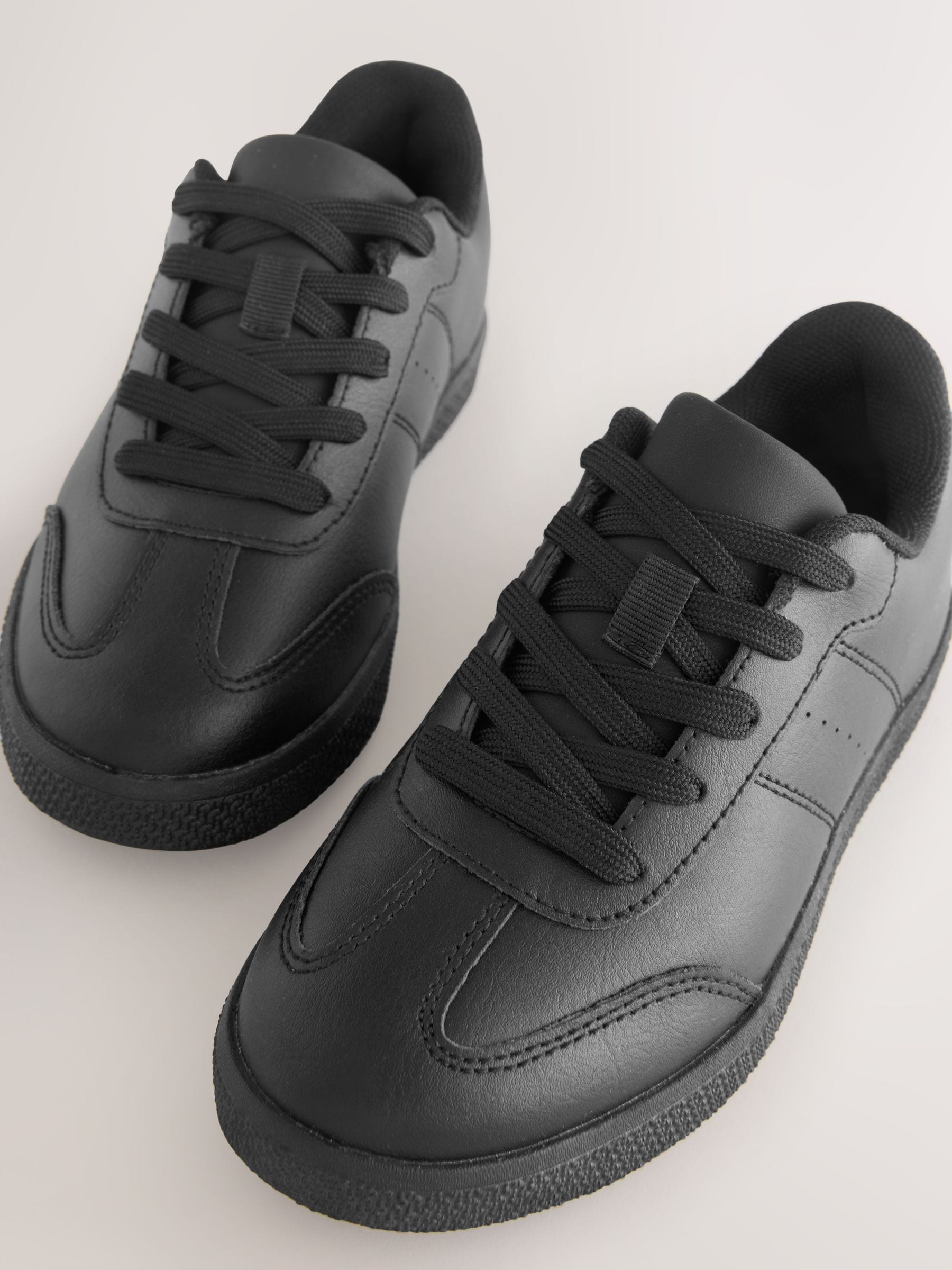 Buy Black Leather Lace Up School Shoe from Next USA